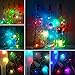 LoveNite Wine Bottle Lights with Cork, 10 Pack Battery Operated 10 LED Cork Shape Silver Copper Wire Colorful Fairy Mini String Lights for DIY,Party,Decor,Christmas,Halloween,Wedding