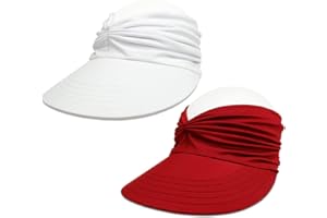 ZYAWP Sun Hat Women Sun Beach Visor Cap UV Protection with Wide Brim for Sports Beach Golf Hiking