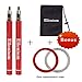 Ellenium Speed Jump Rope - Premium Quality with Self-Locking Adjustable Design, Fast & Smooth Bearings, Anti-Slip Handles | Great for Boxing, MMA, Double Unders, Crossfit, and Fitness Workouts