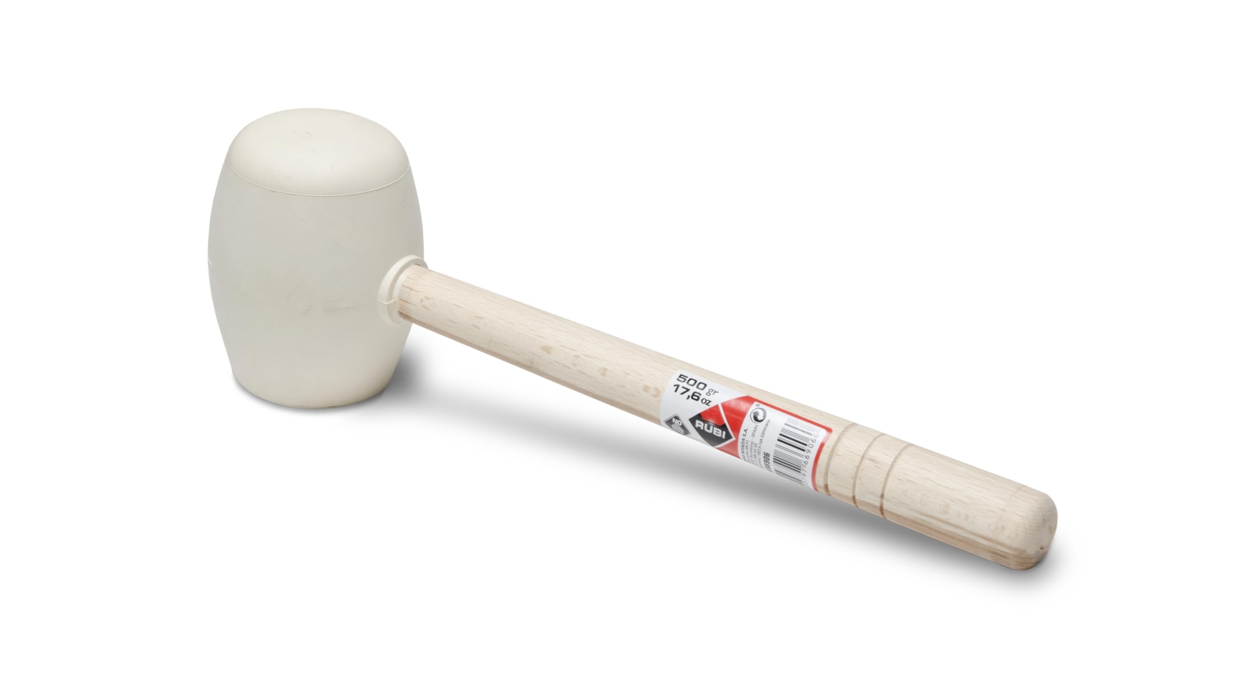 Rubi 66906 Rubber Mallet – White 500g