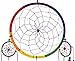 Dream Catcher ~ Traditional Rainbow Multi Colour with Feathers 8.5