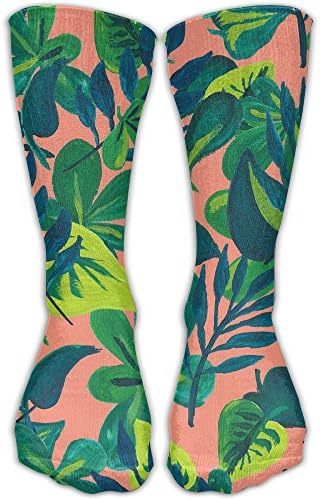 Jungle Botanical(5930) Knee High Graduated Compression Socks For Women And Men Best Medical Running &amp; Fitness
