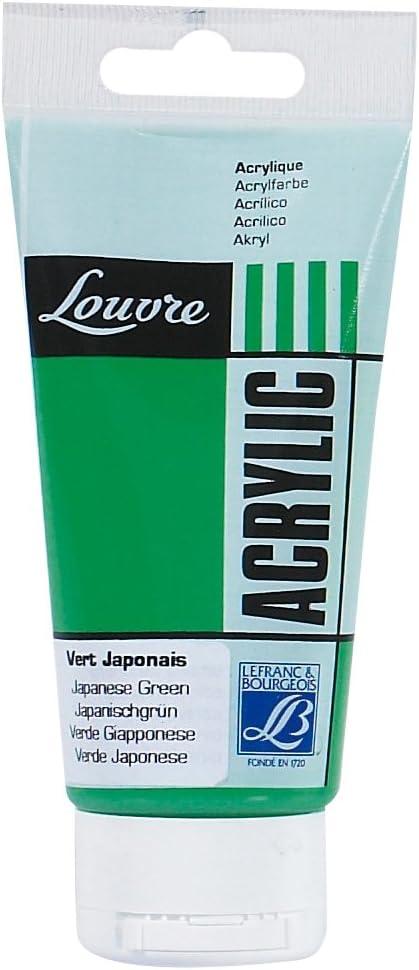 'Lefranc & Bourgeois Louvre Acrylic Paint 200 ml, Acrylic, Gelber Ocker, 80ml - Acrylfarbe
