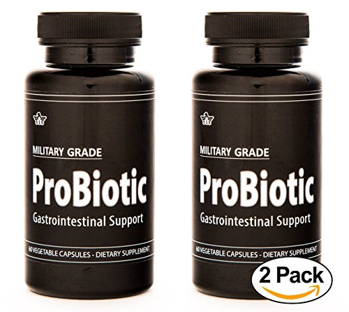 Advanced ProBiotic --USA Made-- Digestive Support - Over 5 Billion CFU - GMP Certified - 60 Capsules - 2 PACK