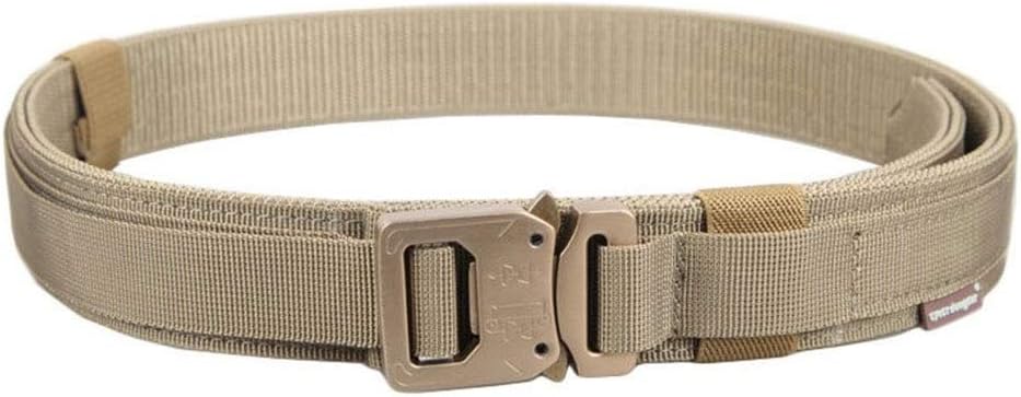 Tactical Heavy Duty Belt,2 Layer Belt with Quick Release Buckle