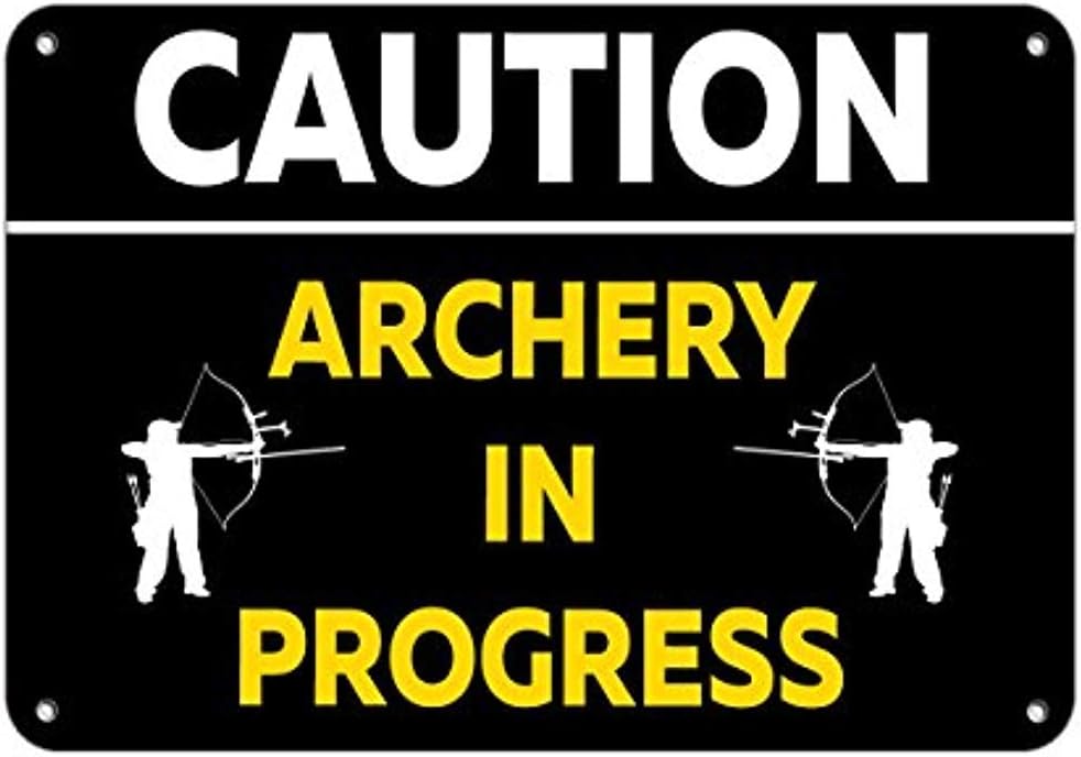 Business Industrial Horizontal Metal Sign Multiple Sizes Danger Archery Range Keep Out Campground Retail Services