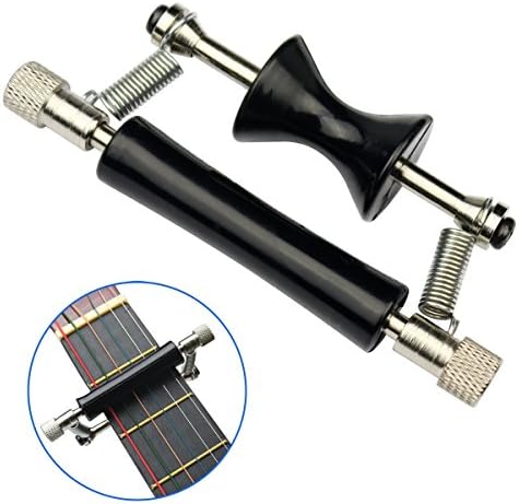 Kylietech Rolling Guitar Capo Glider Capo Slide Quick Setup For Classic Acoustic Guitar Bass Ukulele And Electric 6-String Guitar