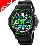 Kid Watch Multi Function Digital LED Sport 50M Waterproof Electronic Analog Quartz Watches for Boy Girl Children Gift