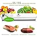 Welhunter Vacuum Sealer,Food Vacuum Packing Machine with Vacuum Hose Automatic Vacuum Sealing System for Dry Food Preservation or Compact Things