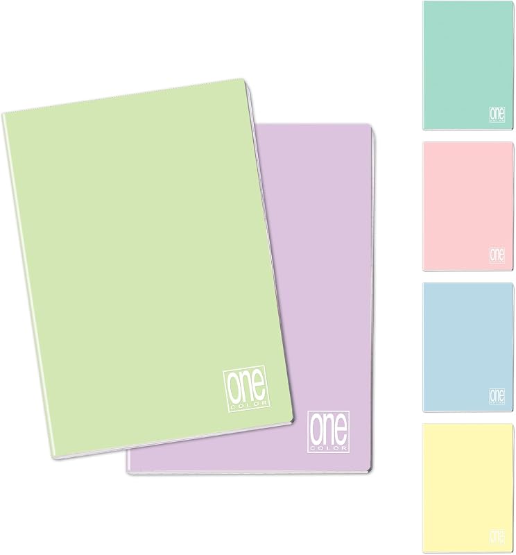 - 10 Maxi cuadernos One Color PASTELLO con Jolly Page - Cuadrícula 0Q — foto 2 de 7