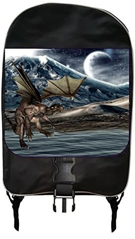 Dragon on a Mountaintop - Black School Backpack