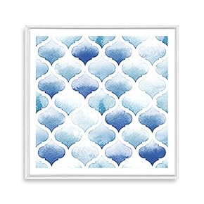 Framed Canvas Wall Art Geometric Figure Canvas Prints Home Artwork Decoration for Living Room,Bedroom - 24x24 inches