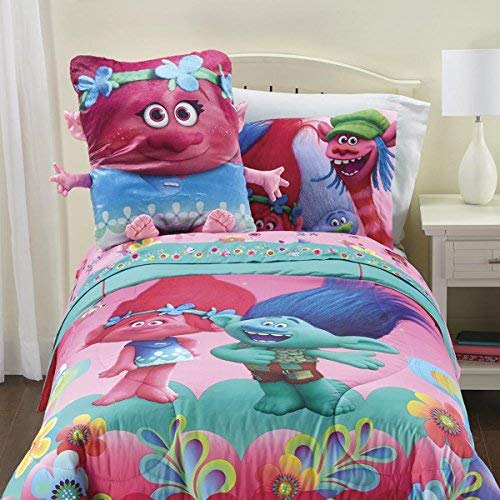 Trolls Life Twin Sheet Set 3 Piece Kids Bedding Set With Bonus Free E-book