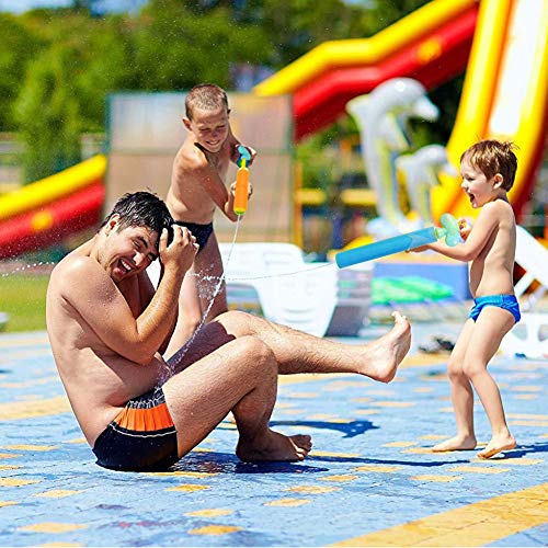 Super Soaker Water Guns, 5 Pack Squirt Guns Pool Toys with Long Range up to 30ft, Foam Water Blaster Perfect for Summer Outdoor Beach, Strong Stream Water Shooters for Toddler Kids Boys Girls Adults