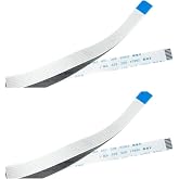 Zahara Power Reset Button Flex Cable for PlayStation 2 PS2 30001-39001 | 2PCS Ribbon 7-Pin
