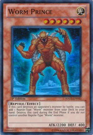 Yu-Gi-Oh! - Worm Prince (HA02-EN053) - Hidden Arsenal 2 - 1st Edition - Super Rare