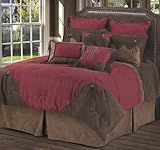 HiEnd Accents Red Rodeo Super Bedding, King