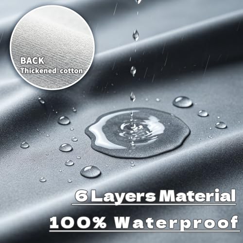 GUNHYI Cubierta de Coche de 6 Capas para VW Jetta de 1998 a 2022, Cubierta Exterior Completa Resistente al Agua para Todo Tipo de Clima