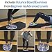 FITMAKER ard - Video Exercises Included - Perfect for Exercise, Fitness and Physical Therapy - Improve Balance, Tone Muscles & Strengthen Core