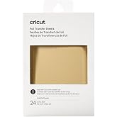 Cricut Gold | 10.1cm x 15.2cm (4" x 6") | 24 x Sheets | for use Foil Transfer Tool (Sold Separately)