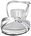 Touch Ups Women's Geri Manmade Wedge Sandal,Silver Metallic,8.5 W US