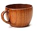 Emoyi Wood Coffee Mug Wooden Mug Tea Cup 100ml,Set of 2