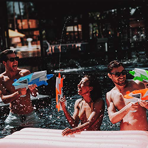 3 Pack Super Water Shooter Gun, High Capacity Water Soaker Blaster Squirt Toy for Swimming Pool Party Sand Beach Game, Outdoor Summer Water Fighting Toy for Adult Child Boy and Girl