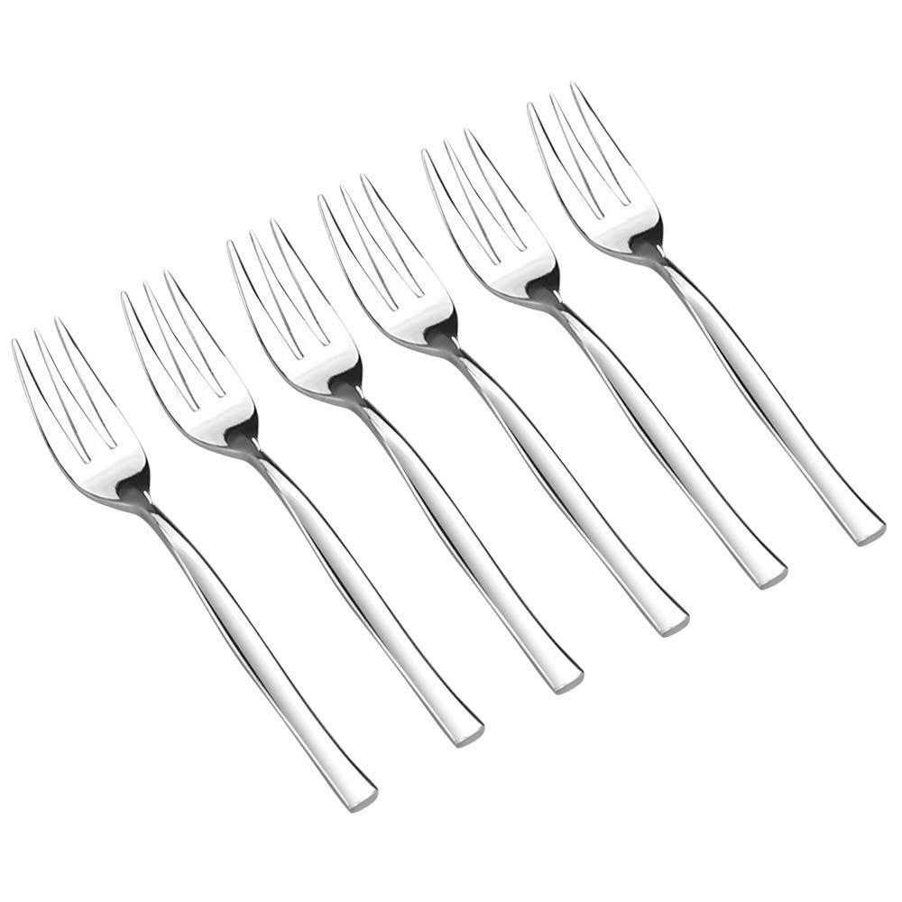 Dessert Forks Idomy 16Piece 3Tine Stainless Steel Tasting Forks for