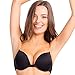 Light Padded Bra with Clear Back Band and Adjustable Straps with Front Closure