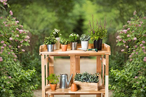 4 CedarCraft+Folding+Cedar+Potting+Bench