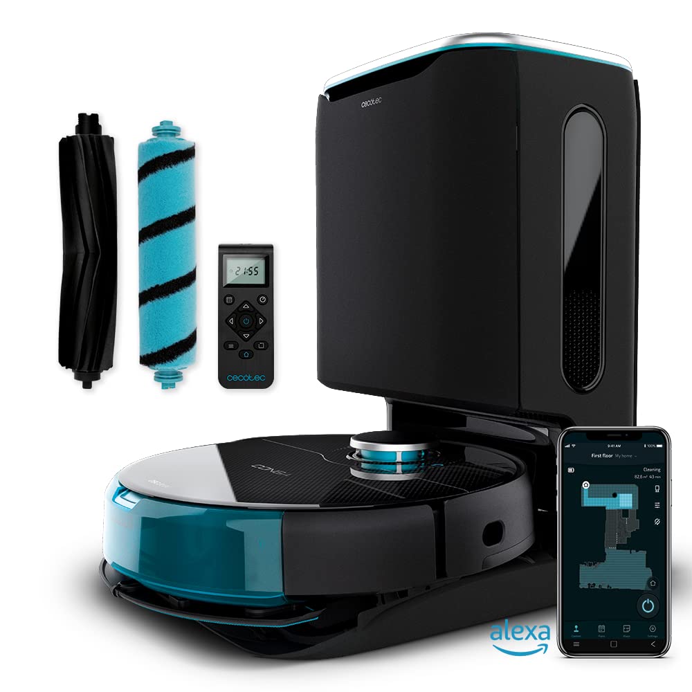 Cecotec-Robot-Aspirador-Conga-8090-Ultra-con-Base-de-Autovaciado-Tecnologia-laser-Friega-Aspira-y-Barre-a-la-Vez-10