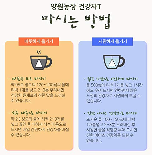 Organic Bitter Melon Tea, Bitter Gourd, 유기농 여주차 1.2g 30 Tea bags, Korean 100% - Thumbnail 5
