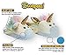 Stompeez Animated Unicorn Plush Slippers - Ultra Soft and Fuzzy - Ears Flap as You Walk - Medium