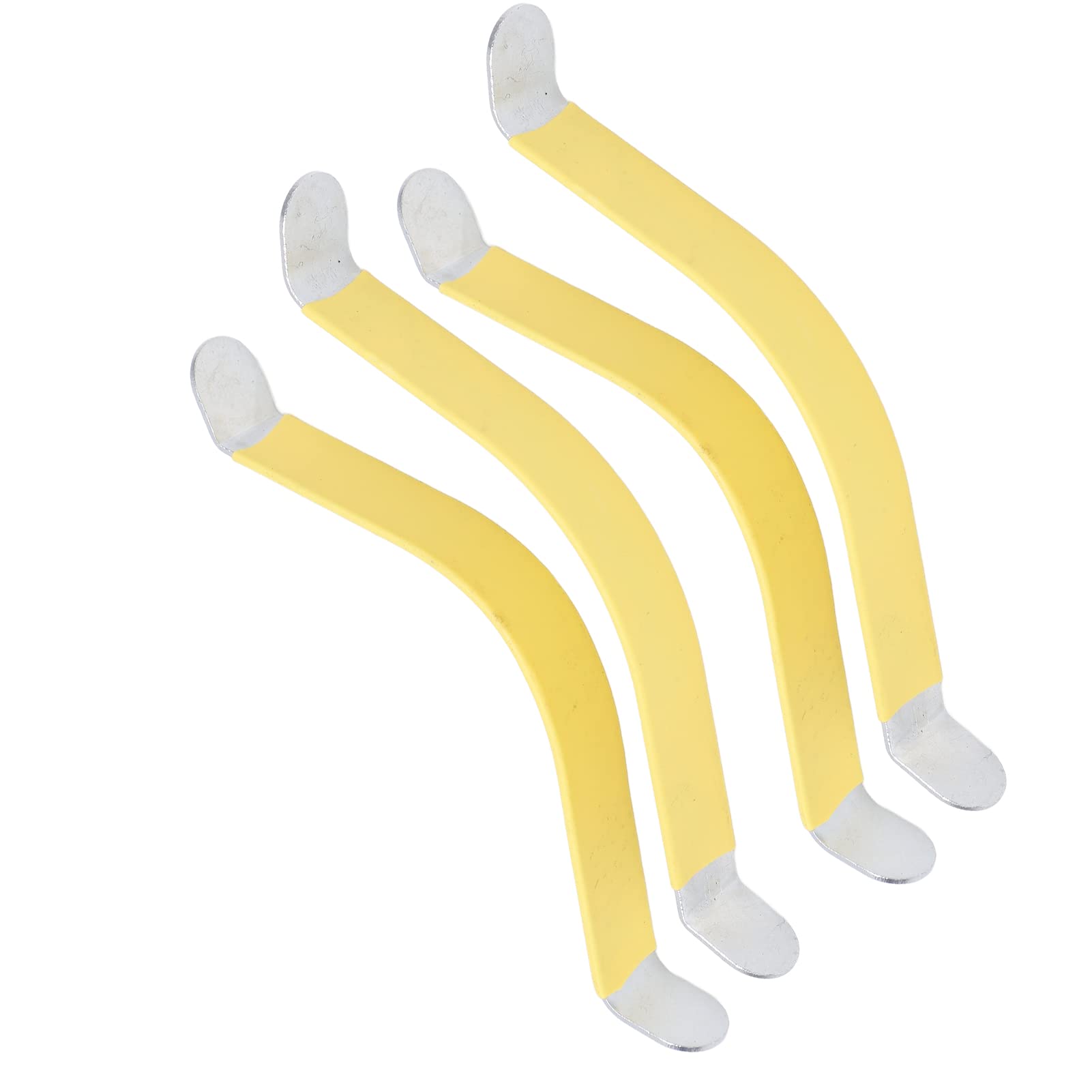 Guitar String Separator, 4pcs Yellow Metal Guitar String Splitter, Frets Polishing Cleaning Repair Maintenance Tool for Guitar