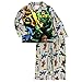 Lego Ninjago Boys Flannel Coat Pajamas (Grey Spinjitzu, 8)
