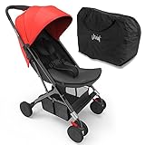 Upgraded 2018 Portable Lightweight Travel Stroller - 1 Hand Foldable Compact Stroller