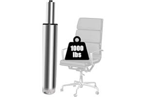 OMYOFFICE 5.5 inch Office Chair Cylinder Replacement,Heavy Duty Gas Lift Cylinder for Office Desk Chairs/Gaming Chair,Gas Lift Hydraulic/Pneumatic Piston, Universal Size (Silver)