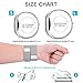 Find-MyWay Compatible with Fitbit Charge 2 Band,Charge 2 Accessories Bracelet Women Men Wristbands Strap Rose Gold Silver Compatible for Charge 2 Fitness Tracker
