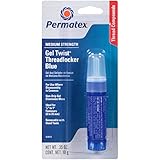 Permatex 24010 Medium Strength Threadlocker Blue Gel, 10 g Gel Twist Applicator