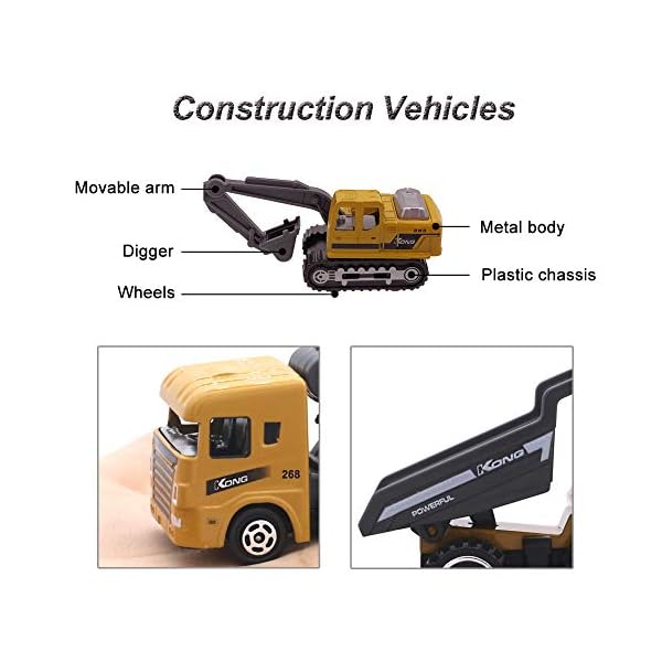 Kid-Diecast-Metal-Cars-Engineering-Vehicles-SetConstruction-Toys-for-Boys-3-Year-Olds-Sand-Pit-Play-6pcs-Set Kid Diecast Metal Cars Engineering Vehicles Set,Construction Toys for Boys 3 Year Olds Sand Pit Play (6pcs Set)