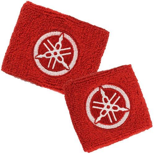 Yamaha Red/White Brake/Clutch Reservoir Cover by MotoSocks Set Fits R1, R6, R6S, YZF-600, YZF-1000, YZF, 600, 1000, Thundercat
