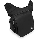 Everest Messenger Bag - Large, Black, One Size,BB005-BK