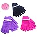 3Pairs Winter Gloves For Toddlers kids Boy Girls Full Finger Children Warm Knit Gloves 2-4-5-6-years