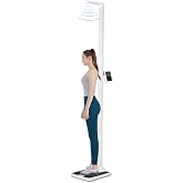 JJFFTAO,Professional Digital Physicians Scale，Ultrasonic Height and Weight Scale，Multifunctional Medical Measuring Scale for Weight and Height Measurement,Weight Capacity 440 lbs / 35.4&rdquo;-78.7&rdquo;