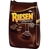 Riesen Dark Chocolate Covered Caramel Candies - Individually Wrapped Soft &amp; Chewy Candy Pieces, 45% Cacao, European Dark Chocolate - 30 oz Bulk Bag (Pack of 1)