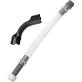 Seppicsa 1 PCS Fuel Jug Hose with Bender, 3/4" NPS Thread Gas Can Hose | Replacement filler hose compatible with VP Racing Fuel Jug Jegs motorsport fuel containers