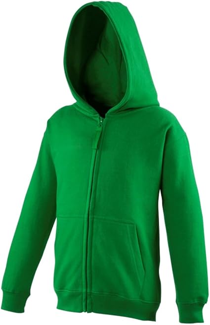 kelly green zip up hoodie