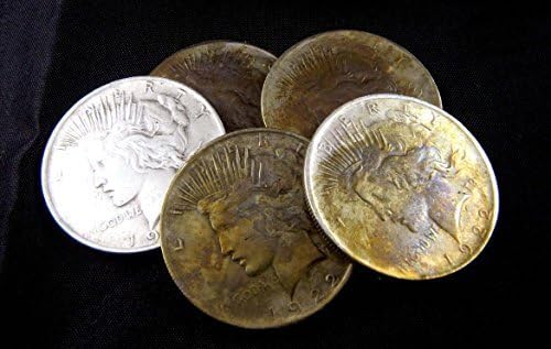 Batman Harvey Dent Two Face Coin Unscratched Nice Toned X 5 Pieces by Batman coin
