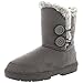 Womens Twin Button Fully Fur Lined Waterproof Winter Snow Boots