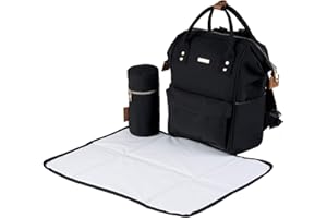 Bababing - Mani Baby Changing Bag - Large Backpack with Adjustable Shoulder Straps - Multifunction Baby Backpack with Changin